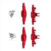 Front and Rear Axle Housings Kit for FMS 1 24 FCX24M D110 RC Car Compatible with WOTT view 4
