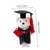 Abaodam 20pcs Graduation Bear Bulk, 2026 Mini Bears Stuffed Animal Plush for Her/him - Class of 2026 Small Keepsake for DIY Keychain Bag Decoration Party Favor view 2