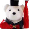 Abaodam 20pcs Graduation Bear Bulk, 2026 Mini Bears Stuffed Animal Plush for Her/him - Class of 2026 Small Keepsake for DIY Keychain Bag Decoration Party Favor view 3