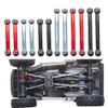 2Pcs Metal Link Rod Set for Axial SCX24 Deadbolt Wrangler Gladiator Bronco 1/24 RC Crawler Car Truck Modified Parts(45mm Titanium) view 2