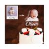 Custom Photo Cake Topper Personalized Acrylic Cake Topper with Picture and Name, Printed Cake Sign Charm for Couples and Dessert Decoration view 1