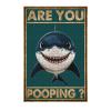 300 Piece Shark Wooden Puzzles are You Pooping Home Decor Birthday Party Puzzle for Men Women Elders Seniors 15.7x11 Inch view 1