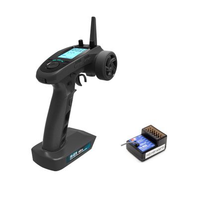 Hylukon Flysky FS-GT5 RC Transmitter W/FS-BS6 Receiver, 2.4Ghz 6CH AFHDS2A System Radio Control for RC Car Boat [F.Safe Out of Control Protect, ABS Setting, 20-Model Memory TX]