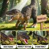 24" Large Dinosaur Toys for Kids 3-8, Tyrannosaurus Rex Figure Toy with Belly Storage for 10+ Mini Dinosaurs, Big T-Rex Eats Toy with Lights Sounds & Mist Spray, Birthday Gifts for Boys Girls Brown view 4