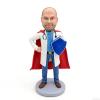 BobbleMates Custom Bobblehead Doctor from Photo, Personalized 3D Realistic Statue, Handmade Polymer Clay Figure, 6/7/8/9 Inch Unique Birthday for Husband, Boyfriend, Boss view 1