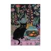 Vintage Floral Cat and Fish Tank - Vibrant Animal Art, 500 Piece Adult Puzzle: Eco-Friendly Thick Board, Fun Leisure Activity for Family Bonding and Relaxation view 2