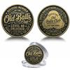 Old Balls Club Commemorative Coin, Funny Level 40 Unlocked Challenge Coin, 40th Birthday Gag Gift for Men, Over The Hill Novelty Token, Adult Humor Keepsake for Husband Boyfriend Coworker (1PCS) view 1