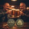 Old Balls Club Commemorative Coin, Funny Level 40 Unlocked Challenge Coin, 40th Birthday Gag Gift for Men, Over The Hill Novelty Token, Adult Humor Keepsake for Husband Boyfriend Coworker (1PCS) view 4