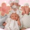 16.9" Full Silicone Baby Doll, Washable Weighted Realistic Reborn Doll view 2