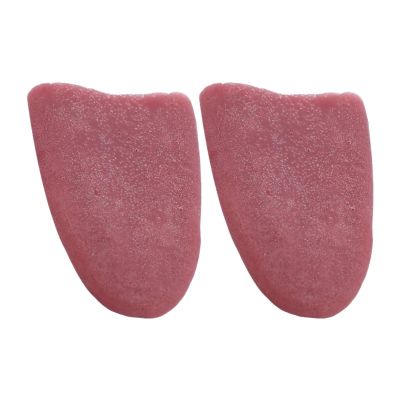 2 Pcs Realistic Fake Tongues, Gross Jokes Prank Prop, Halloween Horror Magicians Tricks Tongue Accessories