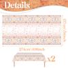 KEWUFD 2PCS Happy Mothers Day Tablecloths Mothers Day Decorations Table Covers for Mom Birthday Anniversary Party Decoration Supplies view 2