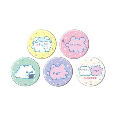 Rapiizu 07 Kashi Ver. (Official Illustration) Can Badge Complete Set, Box of 5