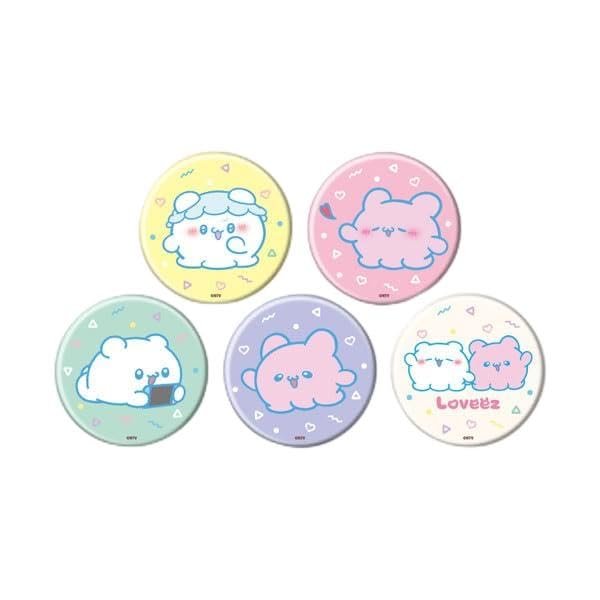 Rapiizu 07 Kashi Ver. (Official Illustration) Can Badge Complete Set, Box of 5