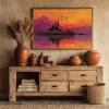 Sunset 1000 Pieces Wooden Puzzle with Box, Jigsaw Puzzles for Adults Landscape, Premium Wooden, Fun and Challenging Family Game, for Party Games Family Activity, Gifts, Home Decor, (30x20in), I-3445 view 2