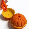 3D-Printed Citrus Fruit Fidget, 3D Printed Orange Lemon Fidget, Citrus Fidget Toys for Stress Relief, Funny Clicky Sensory Desk Toy, Portable Pocket Gadget, Cute Decoration (Set A, Giant 8*8cm) view 1
