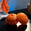 3D-Printed Citrus Fruit Fidget, 3D Printed Orange Lemon Fidget, Citrus Fidget Toys for Stress Relief, Funny Clicky Sensory Desk Toy, Portable Pocket Gadget, Cute Decoration (Set A, Giant 8*8cm) view 2
