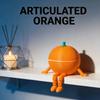 3D-Printed Citrus Fruit Fidget, 3D Printed Orange Lemon Fidget, Citrus Fidget Toys for Stress Relief, Funny Clicky Sensory Desk Toy, Portable Pocket Gadget, Cute Decoration (Set A, Giant 8*8cm) view 3