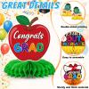 12 Pcs Kindergarten Graduation Decorations,Class of 2026 Kindergarten Graduate Party Honeycomb Centerpieces for Tables, Congrats Grad Table Honeycomb Centerpieces for Kids Graduation Party Supplies view 3
