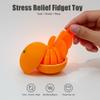 3D Printed Citrus Fruit Fidget - 3D Printed Twisty Fidget Citrus, Expandable 3D Printed Fidget Toys Adults, Twist Squeeze Sensory for Office and Home Decor (2 PCS) view 2