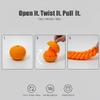 3D Printed Citrus Fruit Fidget - 3D Printed Twisty Fidget Citrus, Expandable 3D Printed Fidget Toys Adults, Twist Squeeze Sensory for Office and Home Decor (2 PCS) view 3
