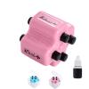 4 in 1 Math Roller Stamp, Math Stamp Roller, Randomized Addition, Subtraction, Multiplication & Division Practice Set, Roller Digital Teaching Stamps for Classroom & Home Use (Pink*1Pc) view 1