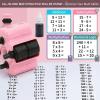 4 in 1 Math Roller Stamp, Math Stamp Roller, Randomized Addition, Subtraction, Multiplication & Division Practice Set, Roller Digital Teaching Stamps for Classroom & Home Use (Pink*1Pc) view 2