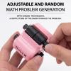 4 in 1 Math Roller Stamp, Math Stamp Roller, Randomized Addition, Subtraction, Multiplication & Division Practice Set, Roller Digital Teaching Stamps for Classroom & Home Use (Pink*1Pc) view 4