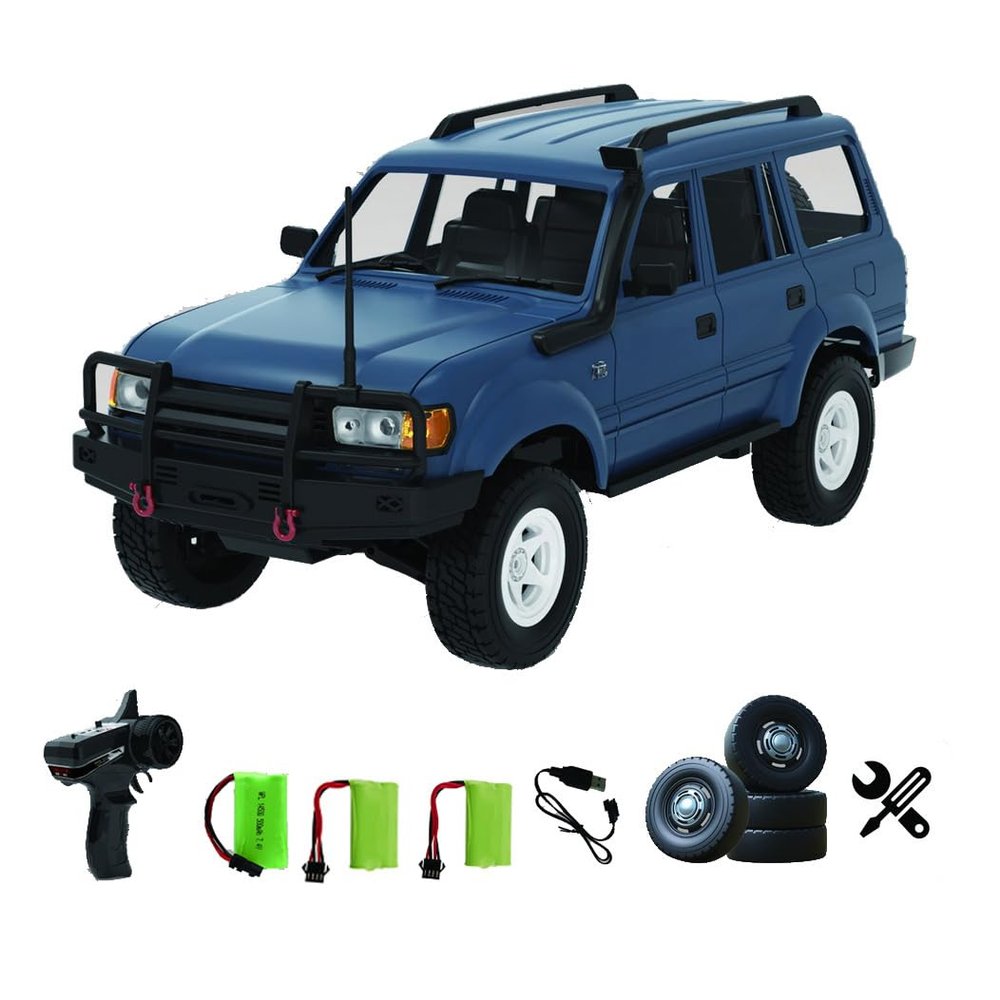 1:16 Scale RC Crawler 4WD for Adults, 2.4GHz Remote Control Off Road Truck, Electric Rock Crawler Vehicle RTR