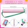 Sunnymove 34 Inch Long Mahjong Mat Bag Summer Double Strapped Canvas Drawstring Mahjong Holder Lightweight Outdoor Carrying Bag for Board Games Storage-mat Not Include (Pink,White,Striped,1 Pc) view 2