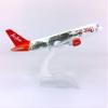 AirAsia Dragon A320 Diecast Airplane Model 1:400 Scale 16cm Alloy Metal Jet Airliner Replica for Collectible Display Shelf Aviation Gift view 2