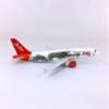 AirAsia Dragon A320 Diecast Airplane Model 1:400 Scale 16cm Alloy Metal Jet Airliner Replica for Collectible Display Shelf Aviation Gift view 4