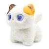 Contixo AI Pixie-Paw Smart Interactive Plush Cat Voice-Responsive, Touch-Activated, Expressive Eyes, AI Companion Stuffed Animal for Kids & Pet Lovers, White view 1