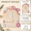1-12 Monthly Baby Monthly Milestone Signs Announcement Sign Newborn Baby Milestone Wooden Months Milestones for Picture Photography Props Room Decor view 3