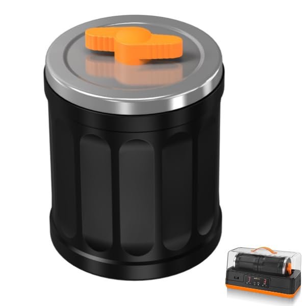 KoolStone Large Capacity Rock Tumbler Barrel, Durable Rubber Material, 3.5 LBS Replacement Barrel with Dual Leak-Proof Design, Compatible C1 Pro Ultra Rock Tumbler