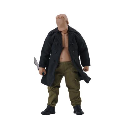1/10 Male Action Figure Clothes,Trench Coat & Cuffed Pants for Super Muscular Figures,1:10 Scale mininature Clothing Suit (1/10 Trench Coat and Pant)