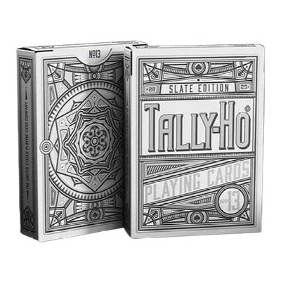 Kings Wild Project Slate Edition Tally-Ho Playing Cards, Standard Edition, Poker Size Deck