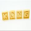 3DEXL 3D Letters for Donkey Kong Country (K O N G) Gold 2 3/4" x 2 3/4" Game Room Display view 4