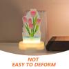 Ipetboom Tulip 3D Table Lamp Xmas Acrylic Warm Glow Bedside Decor view 3