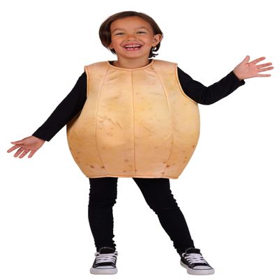 Fun Costumes Toddler Potato Halloween Costume - Pretend Play Spud Outfit - Dress Up Food Themed Tunic 2T
