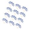 Vaguelly 200pcs Israel Flag Cake Toppers Toothpick Picks Party Cake Decorations Cupcake Insert for Independence Day and Celebration Events view 1