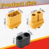 Frienda 36 Pair XT60 (XT60 Upgrade) Male Female Bullet Connectors Plug view 2