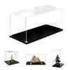 14x14x24inLxWxH Acrylic Display Case for Clear Display Boxes with Plastic Base, Model Showcase & Storage Organizer view 1