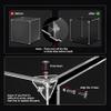 14x14x24inLxWxH Acrylic Display Case for Clear Display Boxes with Plastic Base, Model Showcase & Storage Organizer view 4