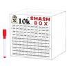 10K/20K Smash Box Money Saving Challenge,Clear Acrylic Piggy Banks Break to Open Cash Vaults,Cash and Coin Collection Smash Money Saving Challenge view 4