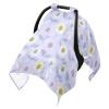 Sun Cover for Stroller Breathable Stroller Shade Extender, Protects from Dust and Snow Blu Ray Sunflower Pastel Purple view 1