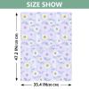 Sun Cover for Stroller Breathable Stroller Shade Extender, Protects from Dust and Snow Blu Ray Sunflower Pastel Purple view 3