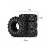 4Pcs Masonry Tires110*38MM Mud Terrain 1.9" Wheel Tires for 1/10 RC Crawler Car for Axial SCX10 Pro Capra UTB18 TRX4 Redcat (R131) view 3