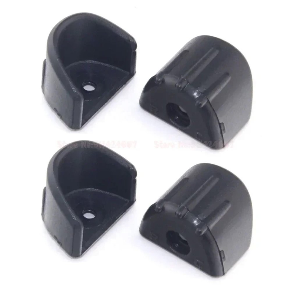 Rc Replacement Parts For HSP For HPI 1:8 1:10 4pcs Shock Absorber & Hydraulic Frame Protection Cover Absorption Cap RC Car Parts(Black)
