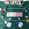 pp supm Double Sided Casino Layout Poker and Dice Game Table Mat, Vegas Style Mat for Parties, Home Entertainment, Poker Game Night view 4
