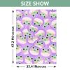 Sun Shade for Baby Strollers Windproof Bug Net Cover, Protects from Dust and Snow Cartoon Cute Frog Green Purple view 3